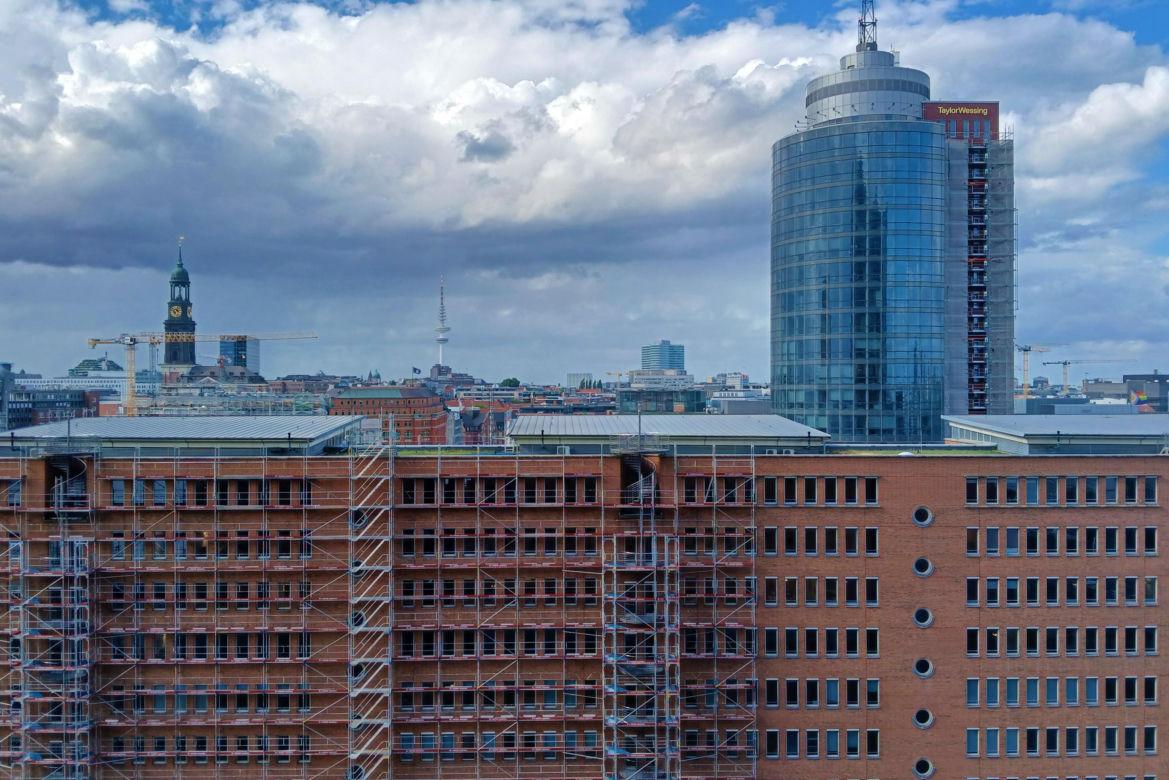 HafenCity i Speicherstadt w Hamburgu