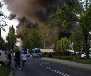 Wielki pożar w Płocku (1.06.2026)
