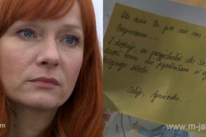 M jak miłość odc. 1138. Agnieszka (Magdalena Walach)