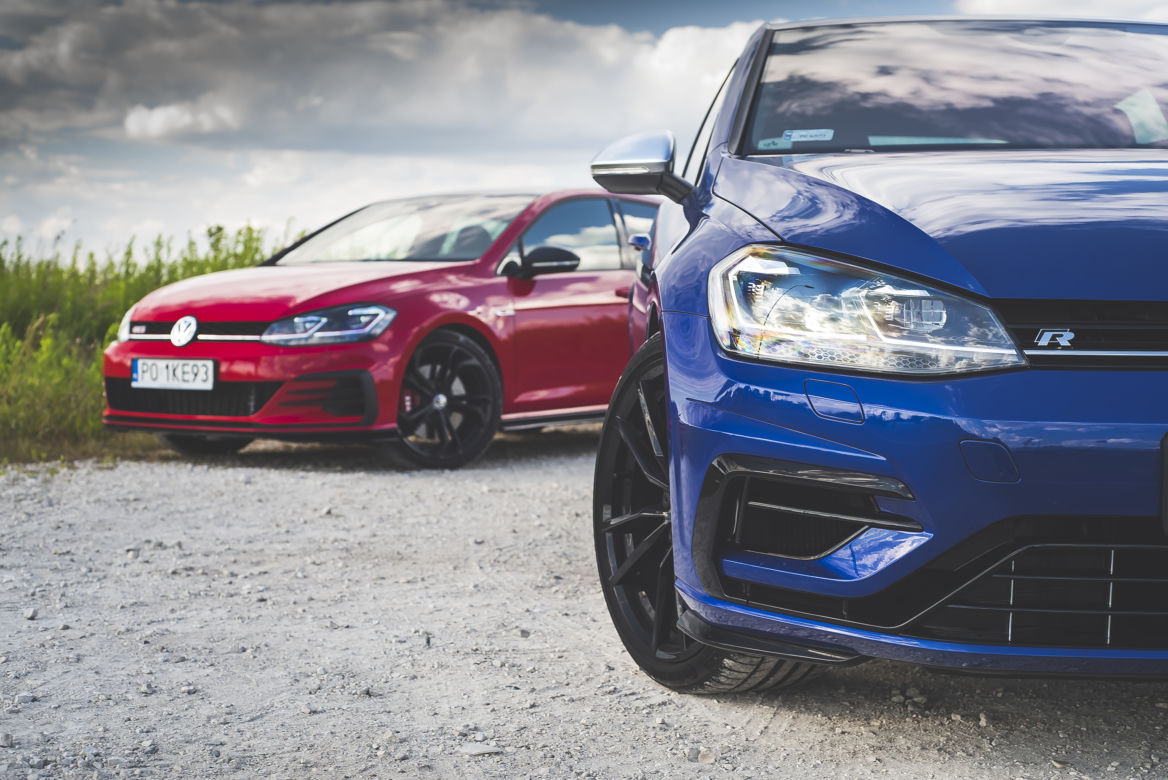 Volkswagen Golf GTI TCR 5D 2.0 TSI 290 KM DSG7 vs. Volkswagen Golf R 5D 2.0 TSI 300 KM DSG7 4Motion