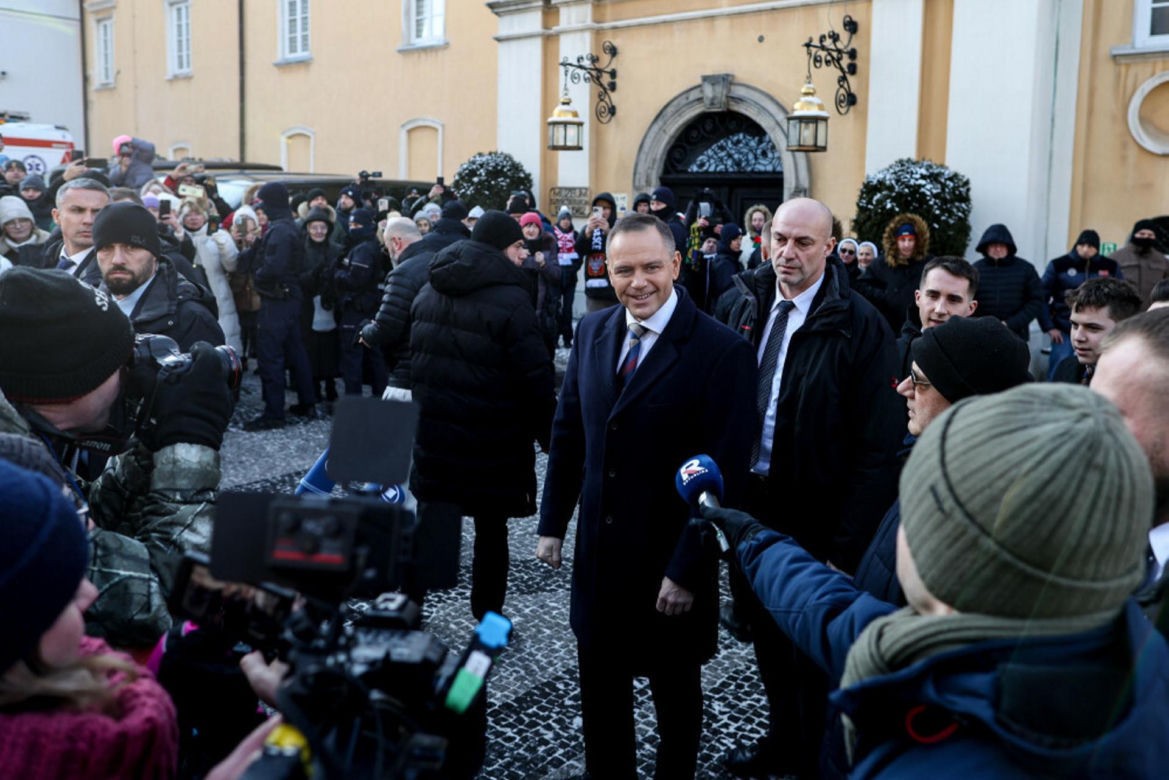 Karol Nawrocki wziął udział w Patriotycznej Pielgrzymce Kibiców na Jasnej Górze