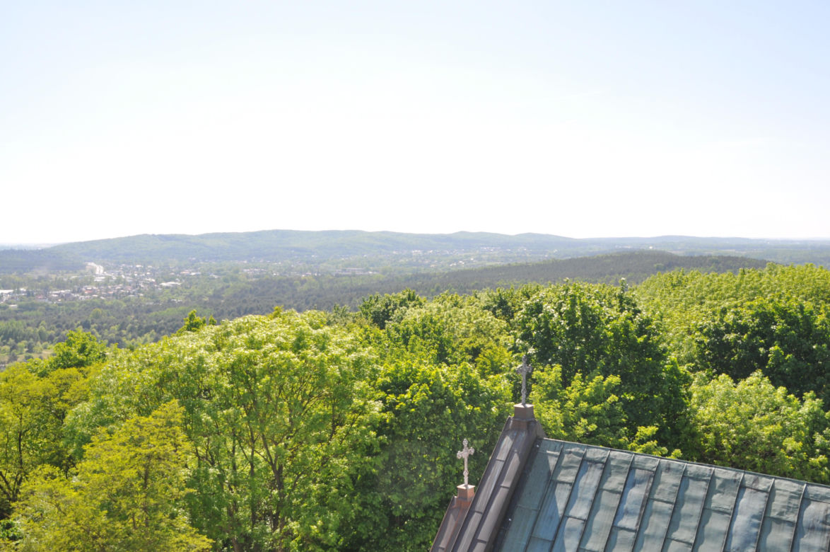 Widok z Karczówki w Kielcach
