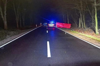 Śmiertelny wypadek w woj. lubelskim. Pijany kierowca uciekł i porzucił auto