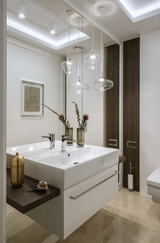Nowoczesna elegancja – projekt apartamentu w Warszawie