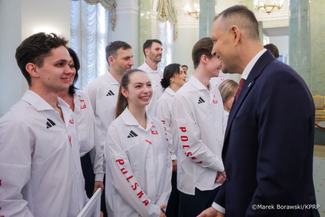 Semirunnij, Kurakowa i reszta olimpijczyków u Karola Nawrockiego