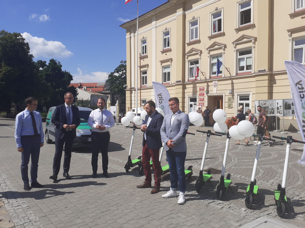 Hulajnogi w Przemyślu 