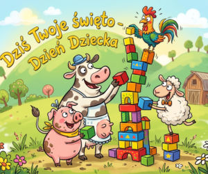 Śmieszna kartka na Dzień Dziecka