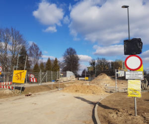 Trwa budowa przejścia pod torami na ul. Jeziornej w Olsztynie