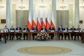 Politycy zjechali do Pałacu Prezydenckiego na Radę Bezpieczeństwa Narodowego