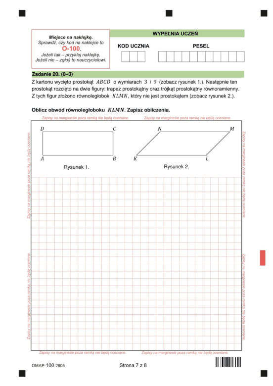 Egzamin ósmoklasisty 2026 matematyka: Arkusze CKE i odpowiedzi - sprawdź, czy zdałeś! 12.05.2026
