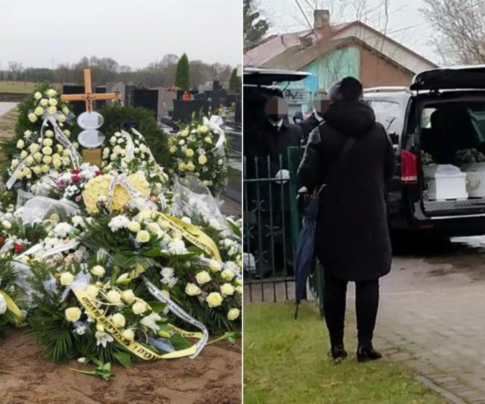 Zuzia i Dawidek spoczęli pod kołderką białych róż razem z tatą. Serce rozdziera żal