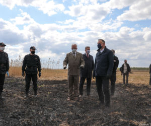 Prezydent nagrodził strażaków, którzy gasili Biebrzański Park Narodowy