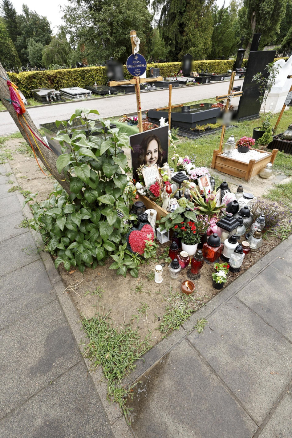Tak wygląda dziś grób Joanny Kołaczkowskiej