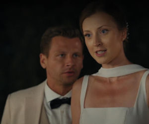 M jak miłość odc. 1946. Natalka (Dominika Suchecka), Adam Karski (Patryk Szwichtenberg)