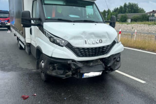 Wypadek na obwodnicy Wąchocka