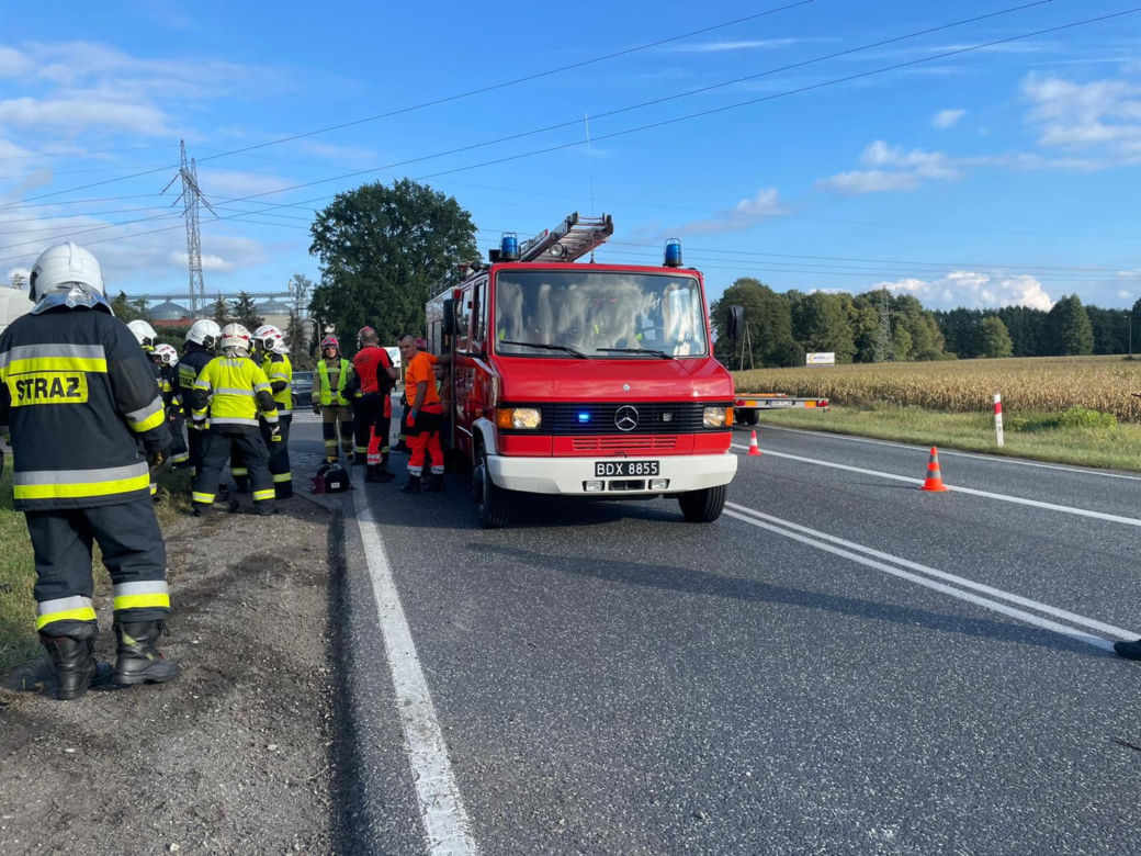 Wypadek na DK 10 w Makowiskach! Wśród rannych kobieta w zaawansowanej ciąży [ZDJĘCIA]
