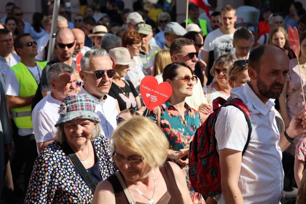 Marsz dla Życia i Rodziny 2024 w Dzień Matki przeszedł przez centrum Lublina