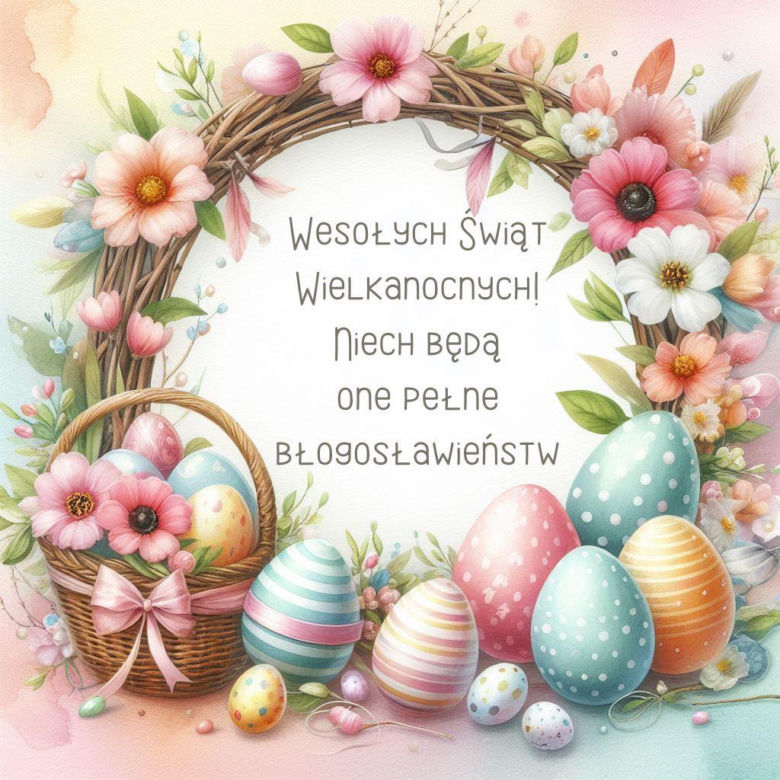 Fajne kartki z życzeniami i obrazki na Wielkanoc