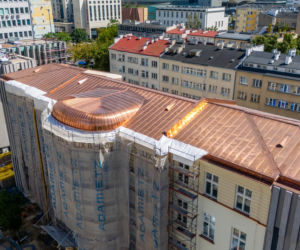 Dachy Muzeum Getta Warszawskiego już gotowe