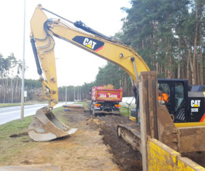 Koniec z podtopieniami posesji. Trwa budowa kolektora wschodniego w Lesznie