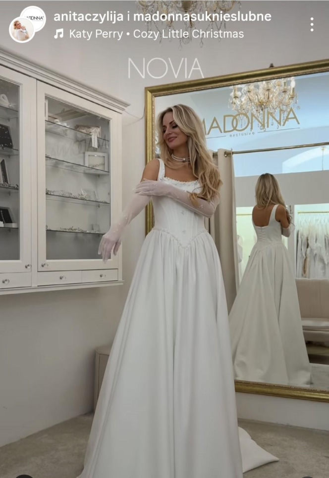 Ślub Anity i Adriana ze "ŚOPW" tuż-tuż. Panna młoda pokazała suknie ślubne