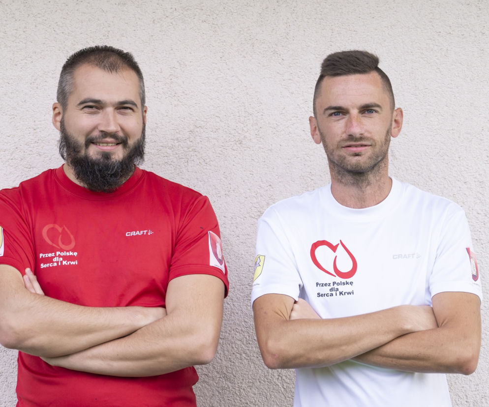 Przebiegną ponad tysiąc kilometrów dla serca i krwi! Łukasz i Sławek w czerwcu rozpoczną Projekt 1111!