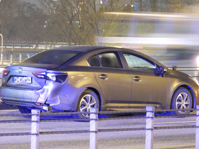 Karambol na moście Grota-Roweckiego