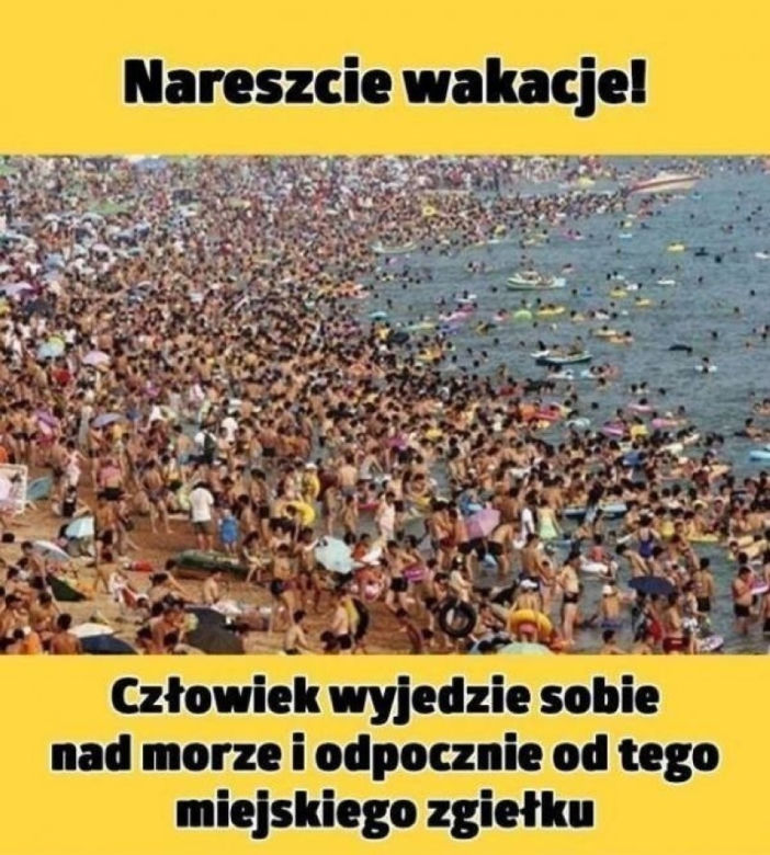 Wakacje rozpoczęte! Polacy ruszyli na plaże! Zobacz najlepsze MEMY!