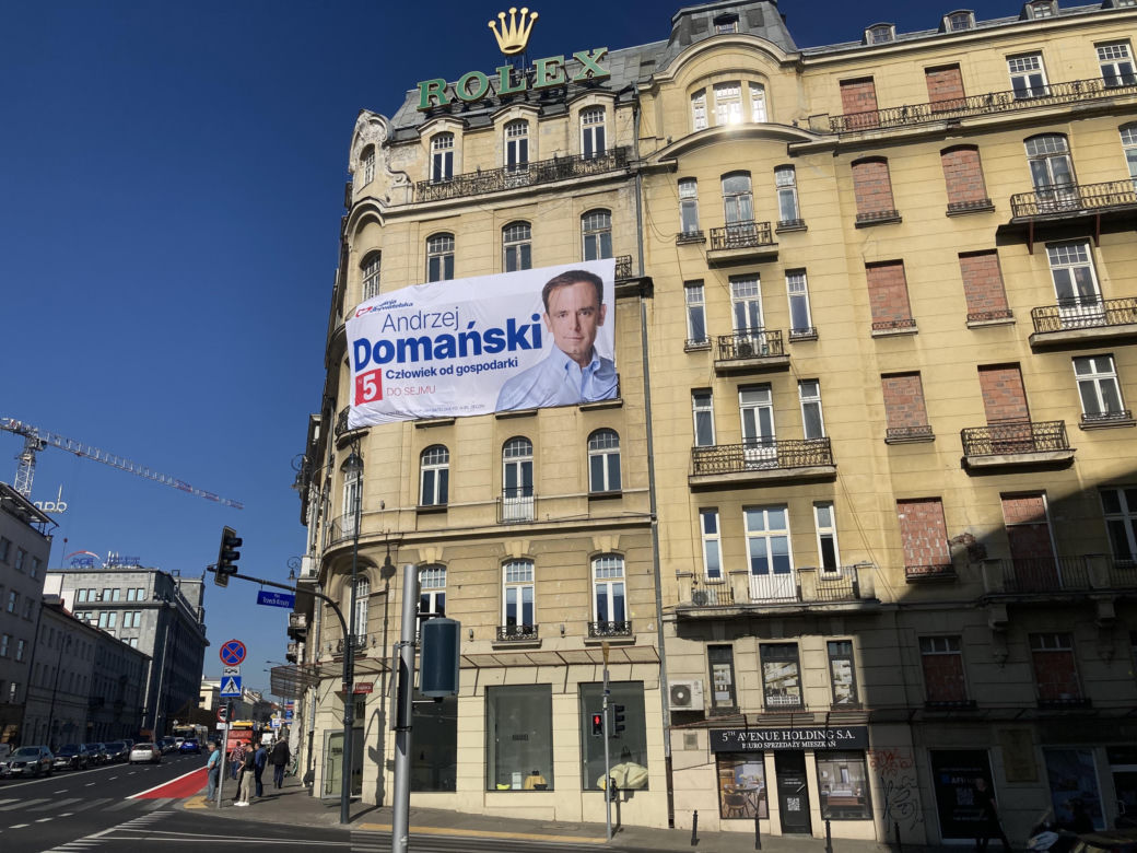 Banery i plakaty wyborcze