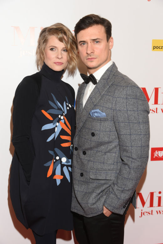Mateusz Damięcki i Paulina Andrzejewska