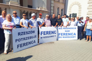 Nie przenoście nam Ferenca do Warszawy. Mieszkańcy Rzeszowa za pozostaniem prezydenta [WIDEO, ZDJĘCIA]