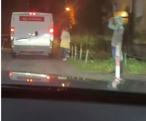 Pościg Zbigniewa Stonogi za furgonetką