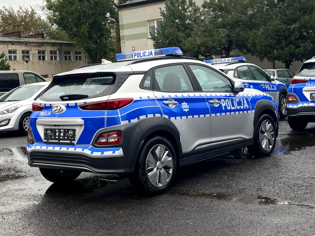 Elektryczne radiowozy Hyundai Kona Electric
