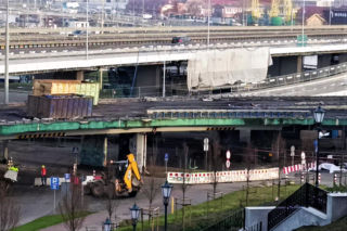 Rozpoczęła się rozbiórka łącznic Trasy Zamkowej