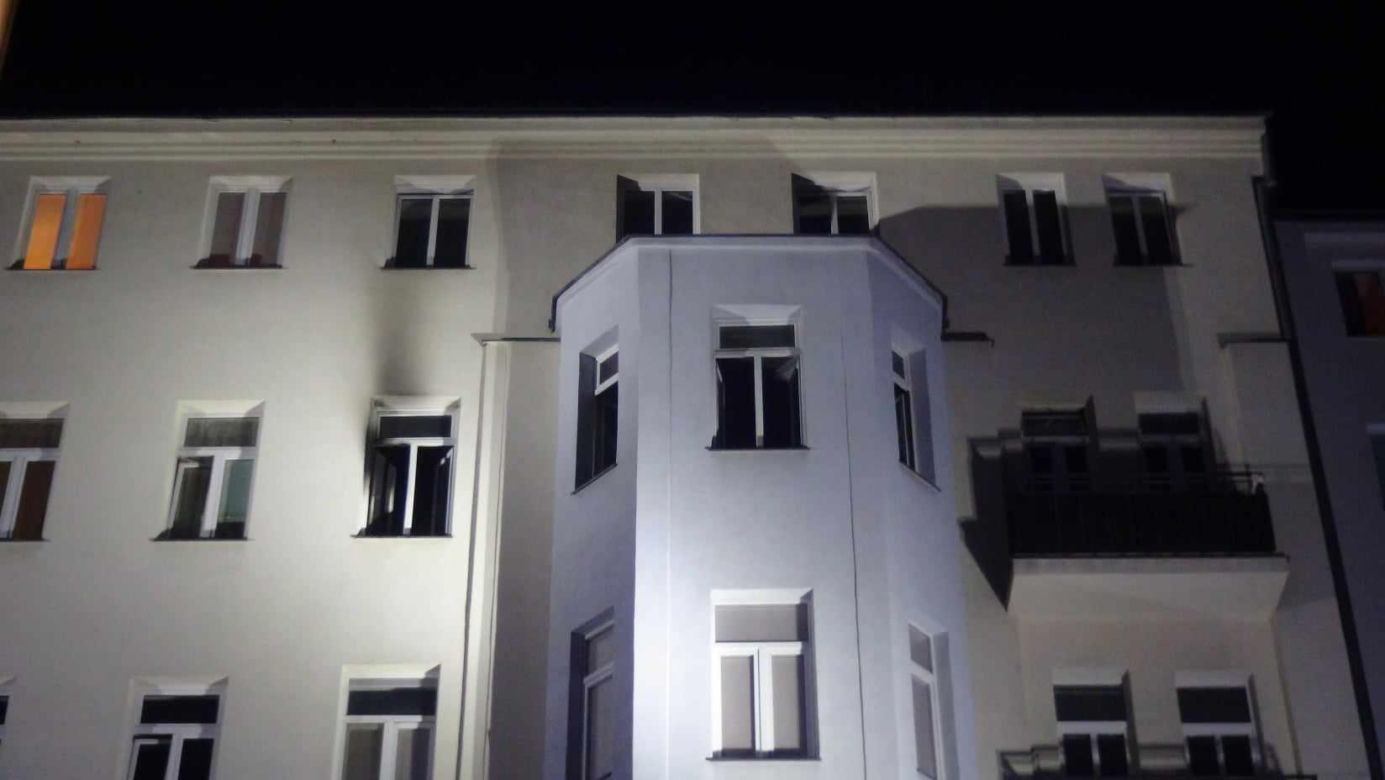 Pożar mieszkania w centrum Warszawy