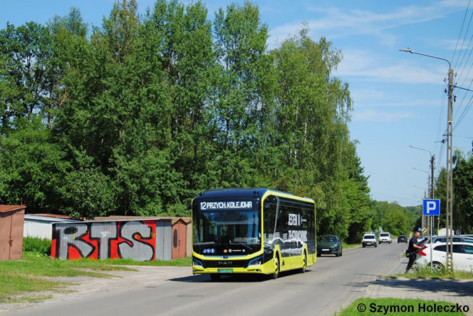 Elektryczny MAN na testach w Skarżysku-Kamiennej