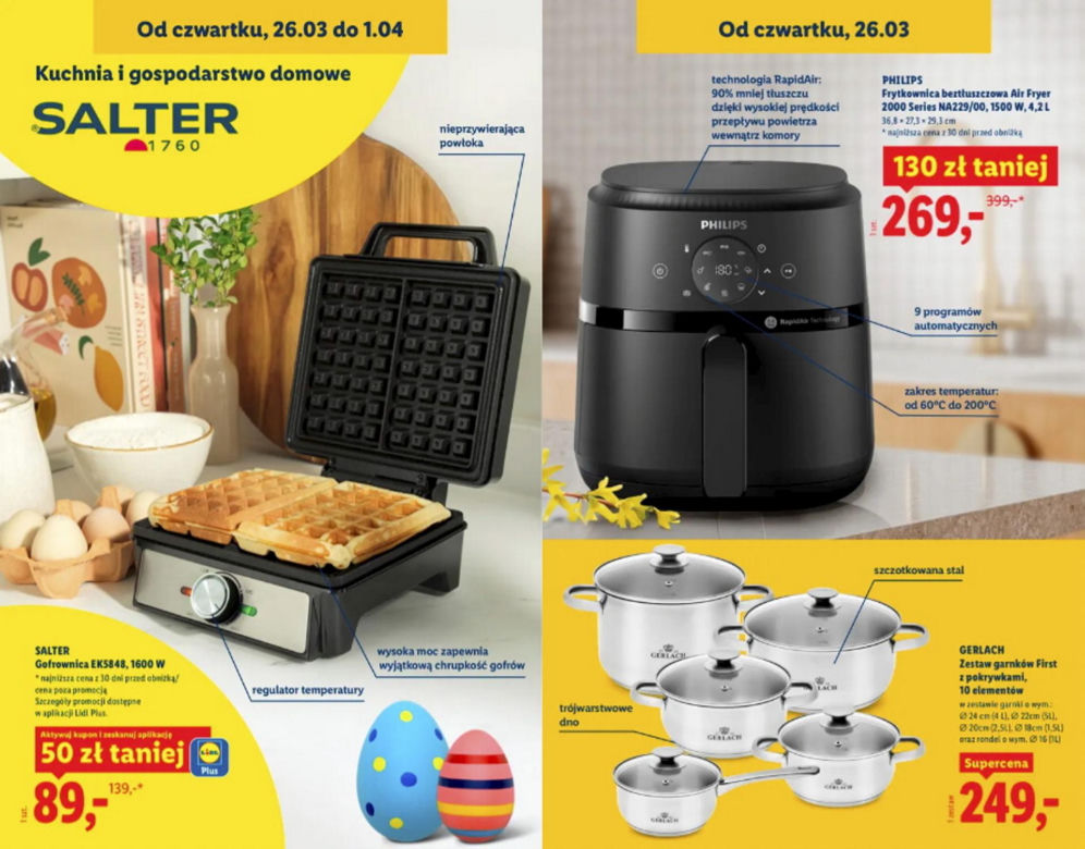 Sprzęt kuchenny w mega promocji Lidla