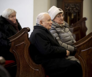 Jarosław Kaczyński na pogrzebie pierwszego naczelnego Gazety Polskiej