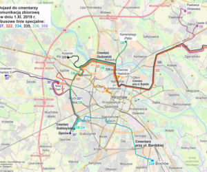 Wszystkich Świętych 2019. Komunikacja miejska we Wrocławiu