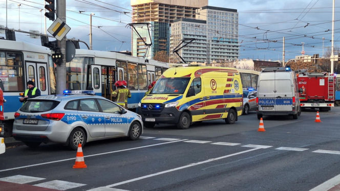 Zderzenie tramwajów we Wrocławiu. Miasto stanęło w korkach