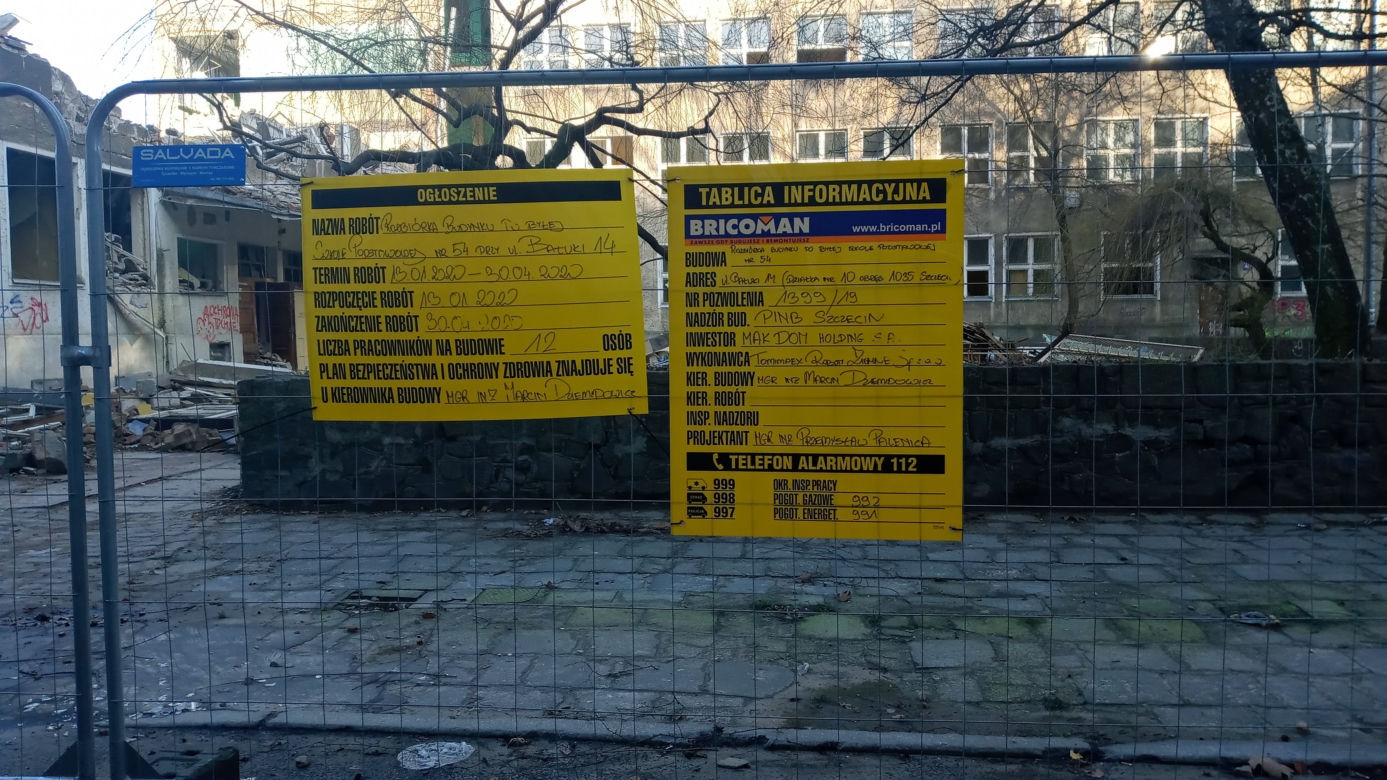 "Maciuś" znika z pejzażu Szczecina