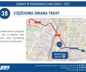 Linie autobusowe pojadą inaczej. W Kielcach będą spore zmiany w komunikacji miejskiej
