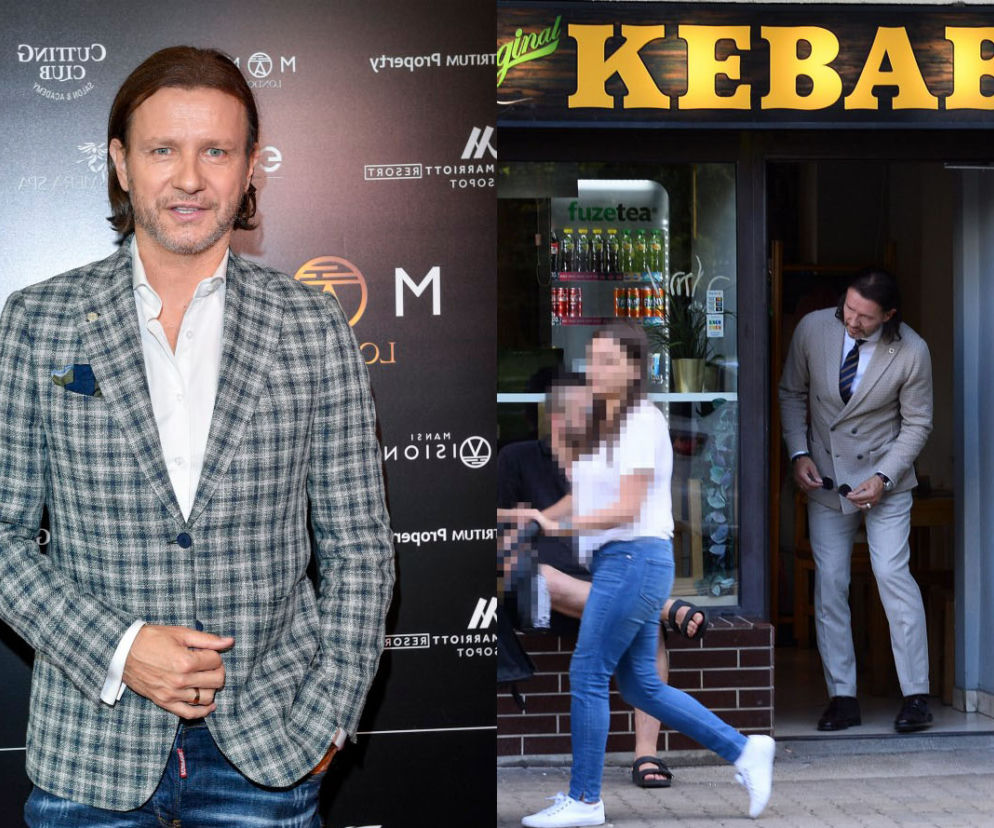 Radosław Majdan przed weselem wpadł na kebab