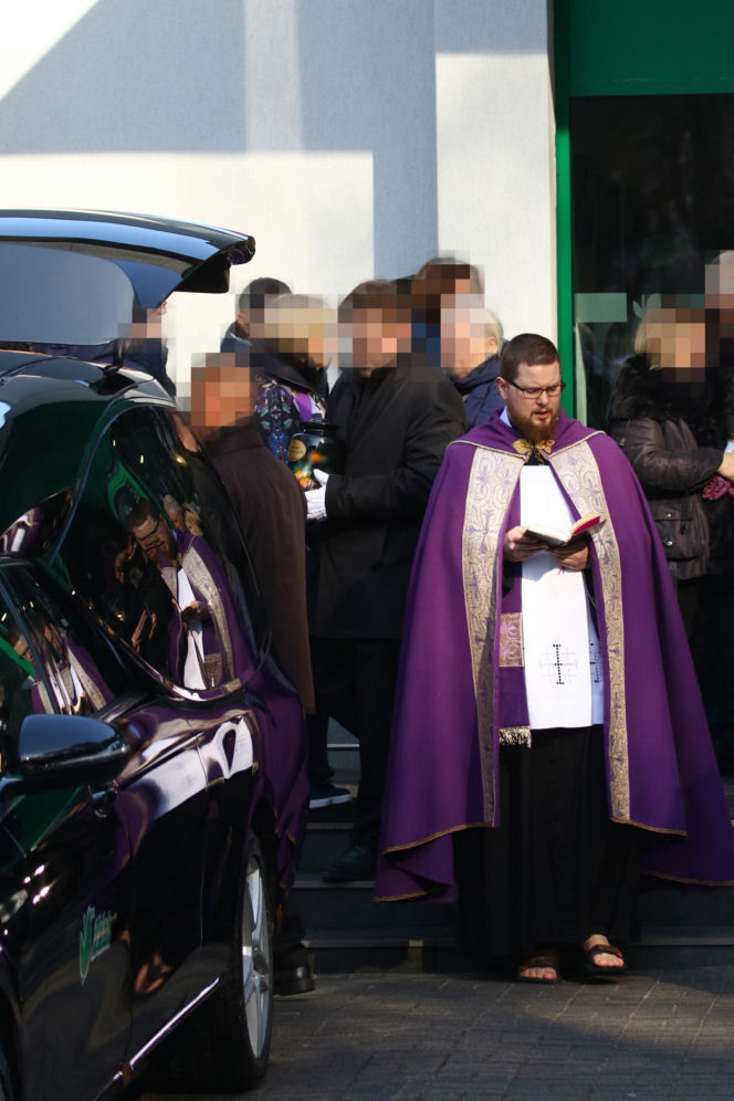 Pogrzeb Mirosława Krawczyka w Gdańsku: Aneta Zając i Mikołaj Krawczyk