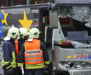 wypadek autokaru w Niemczech