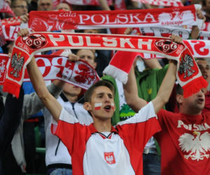 Wrocław - kibice reprezentacji Polski