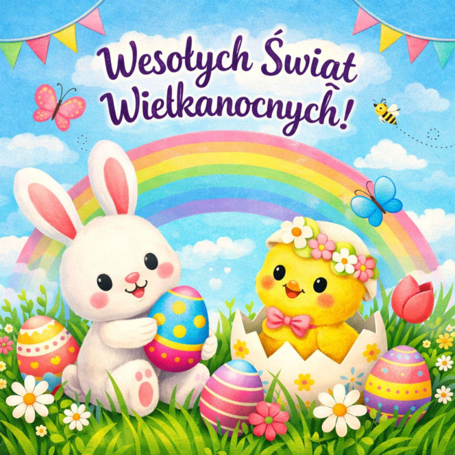Życzenia wielkanocne 2026. Śliczne kartki wielkanocne z życzeniami dla rodziny i znajomych