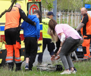 Auto wjechało w 10-latka na hulajnodze. Chłopiec w szpitalu