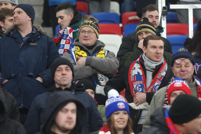 Górnik Zabrze - Lech Poznań: Zdjęcia kibiców ze szlagieru 20. kolejki PKO BP Ekstraklasy