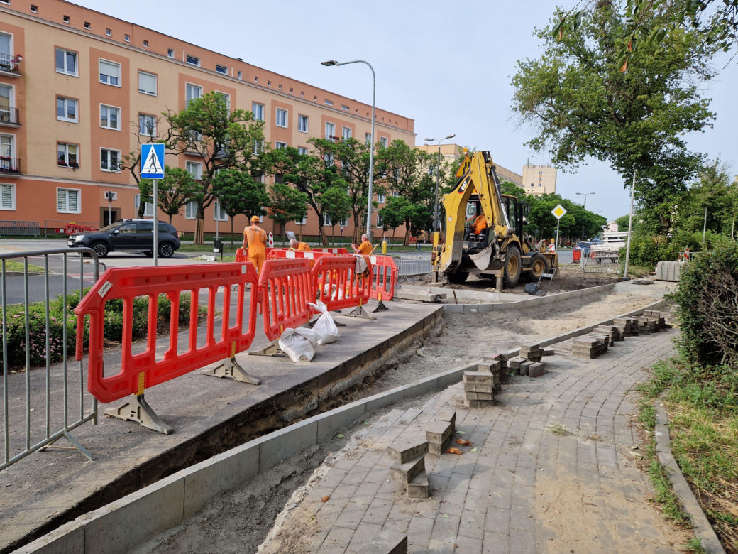 Budowa ścieżek rowerowych na osiedlu Leśnym w Bydgoszczy 